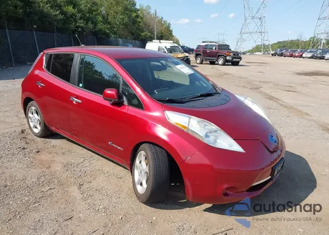2013 Nissan Leaf Sv z USA, uszkodzony, nr VIN 1N4AZ0CP8DC403480